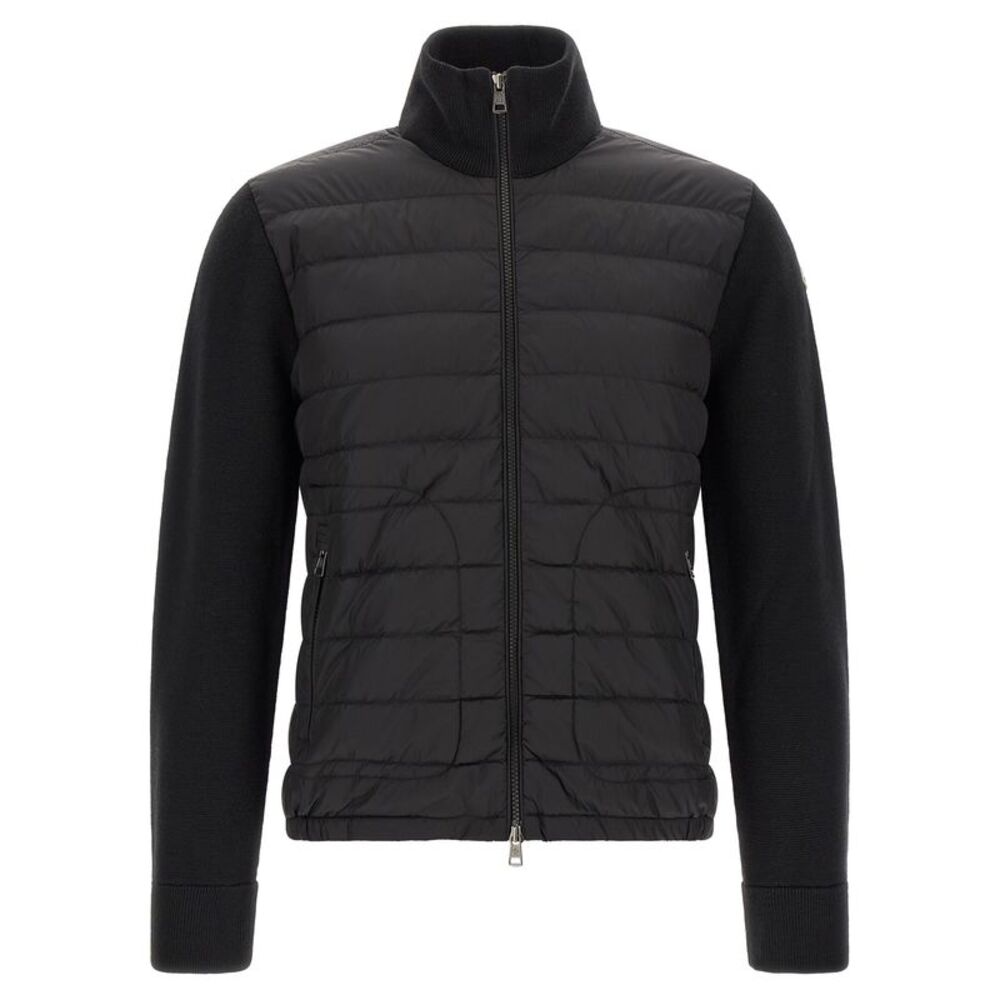 Moncler Black Polyamide Men's Cardigan
